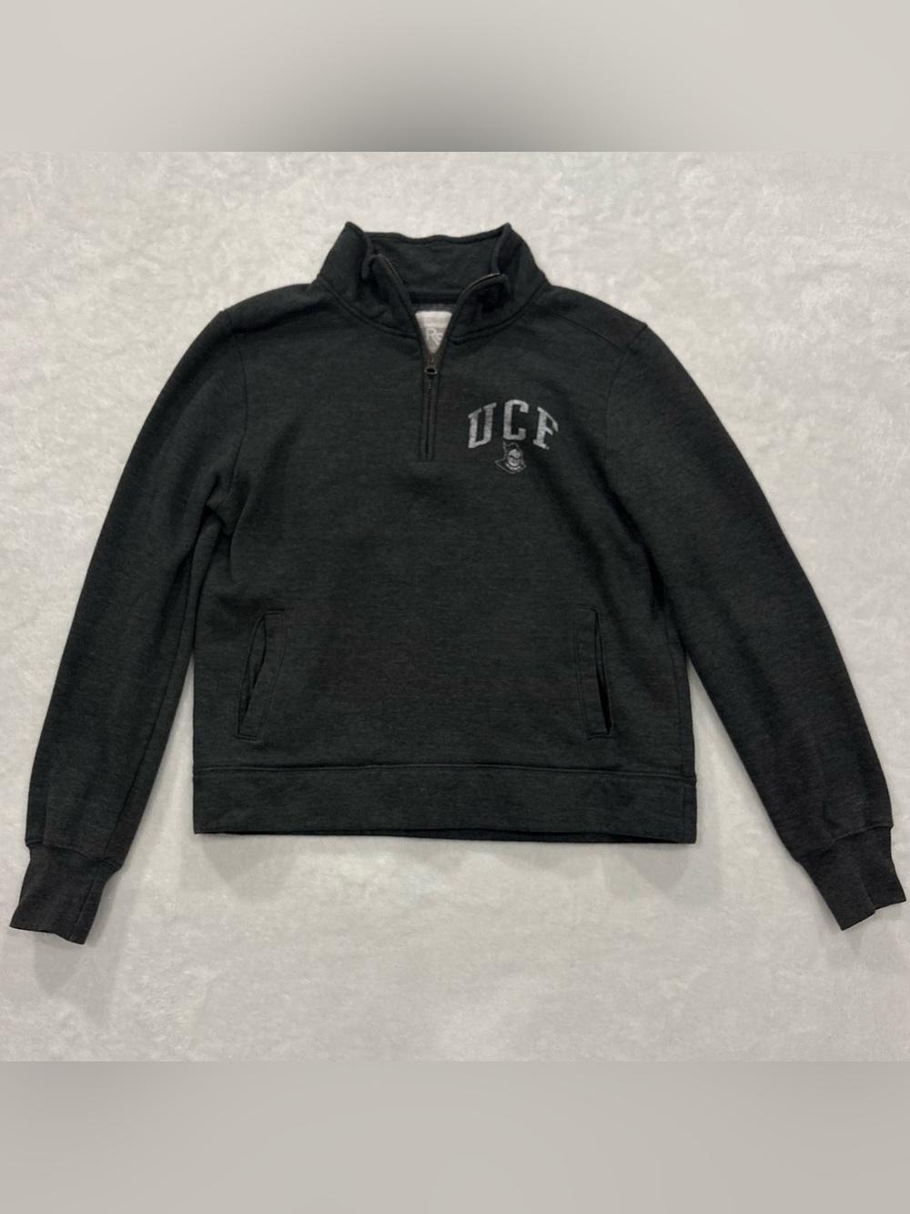 University of Central Florida UCF Knights Grey 1/4 Zip Sweatshirt Men’s Size M